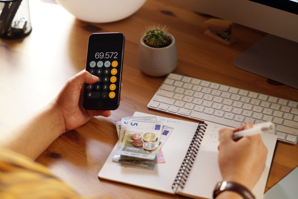Financial planning workspace