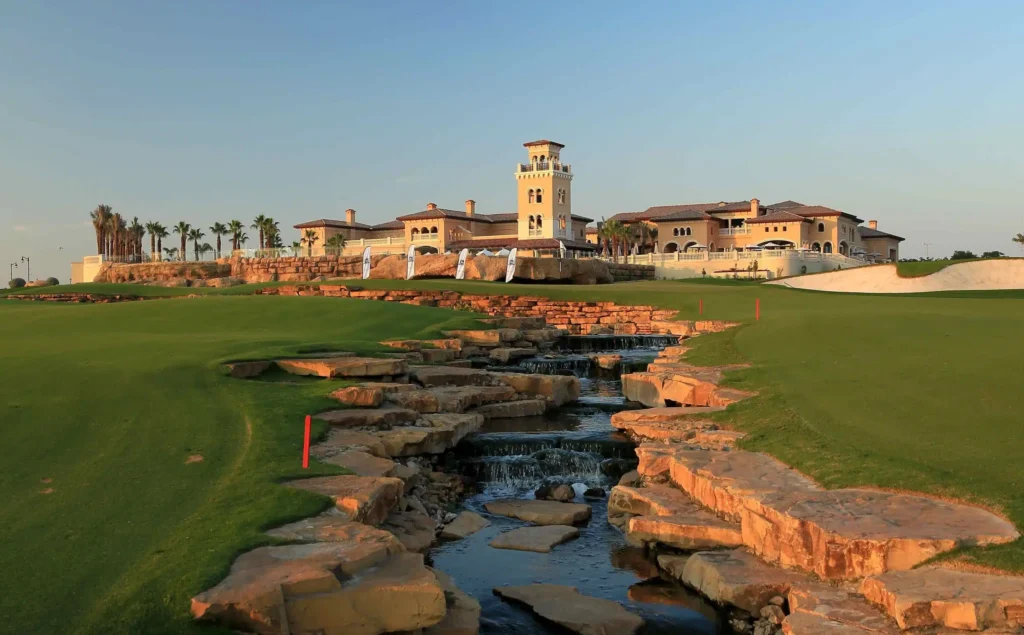 Golf course landscape